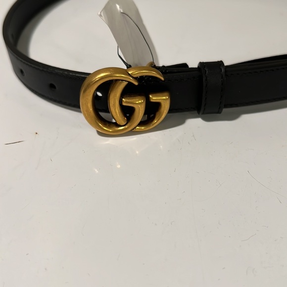 Gucci Leather belt with Double G buckle size 70 - Picture 4 of 8